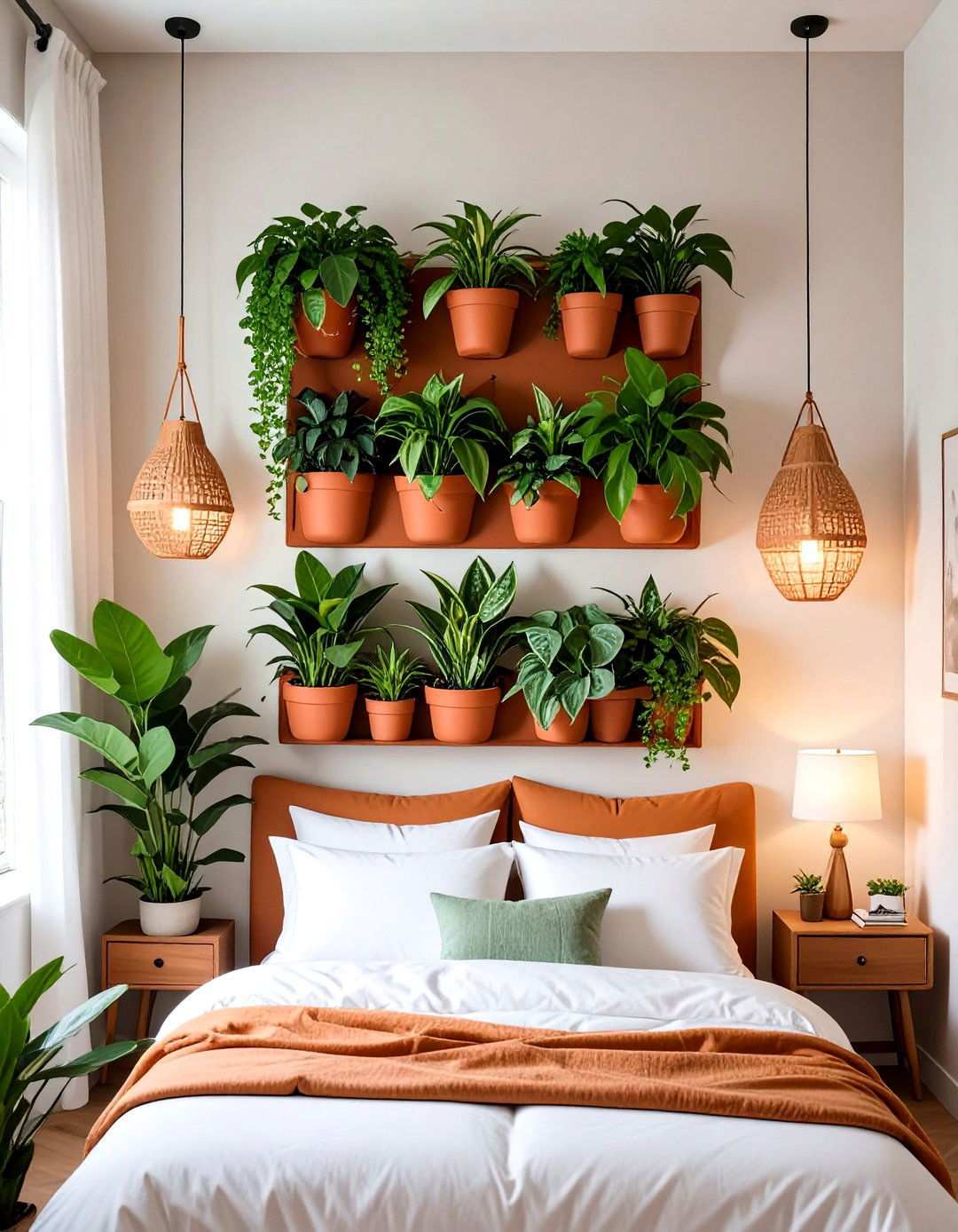 Bedroom Office Biophilic Green Pocket - 20 Bedroom Office Ideas