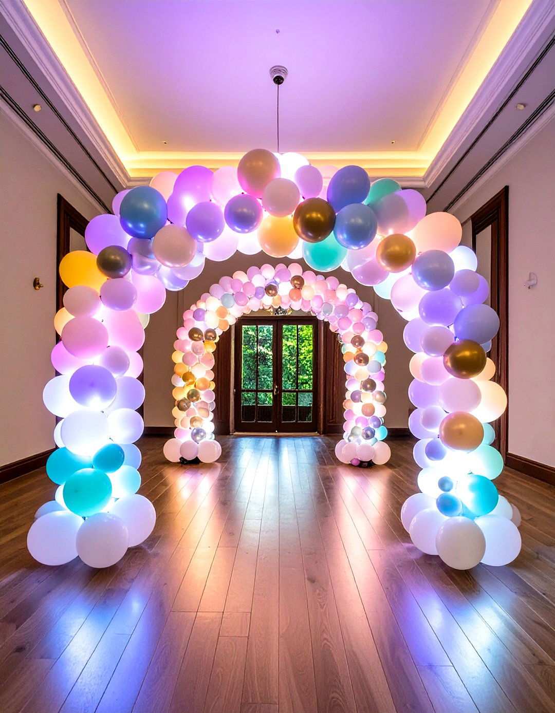 Birthday Decoration LED Balloon Installations - 20 Birthday Decoration Ideas