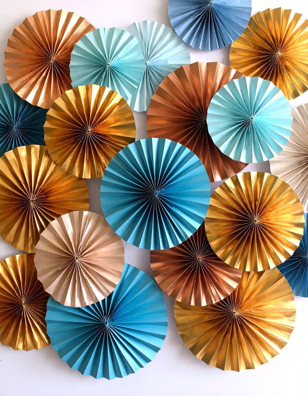 Birthday Decoration Rosette Paper Backdrops - 20 Birthday Decoration Ideas