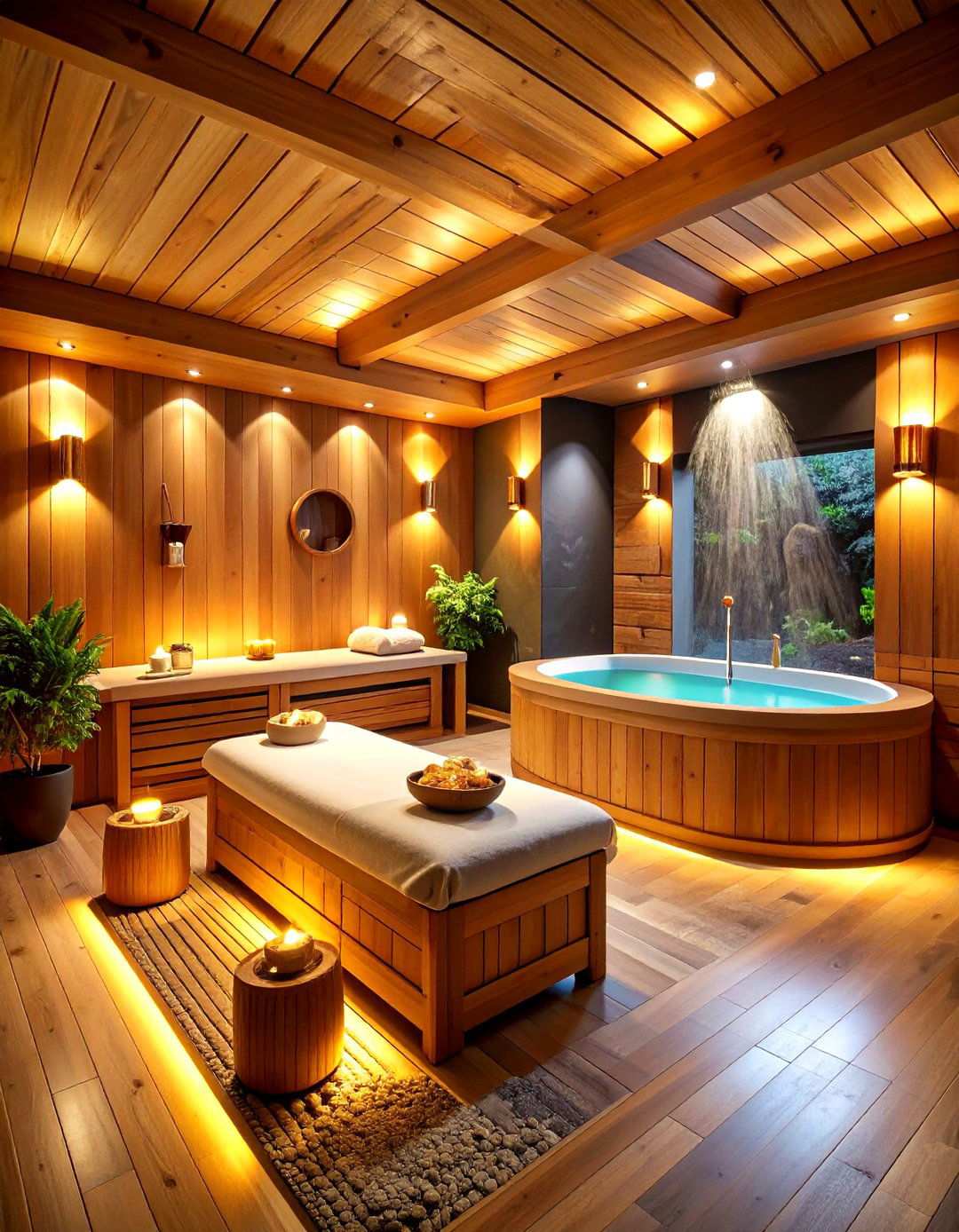 Black Basement Home Spa Wellness Retreat - 20 black basement ideas