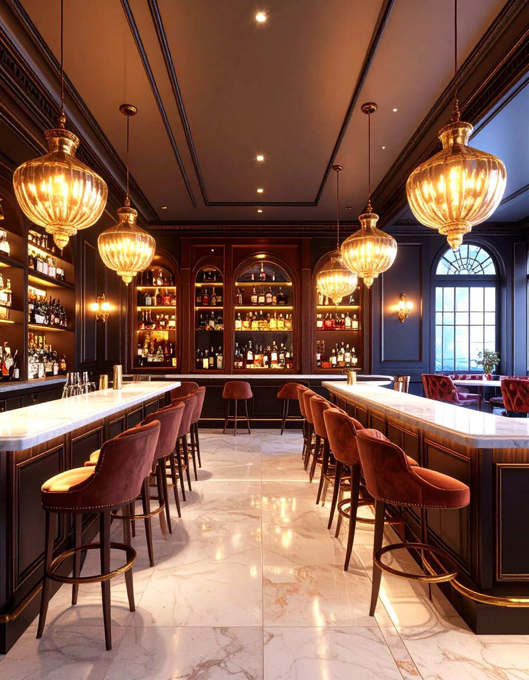 Black Basement Speakeasy Bar - 20 black basement ideas