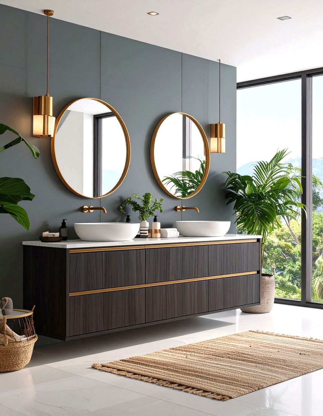 Black Cabinet Contemporary Bathroom Style - 20 bathroom with black cabinets ideas