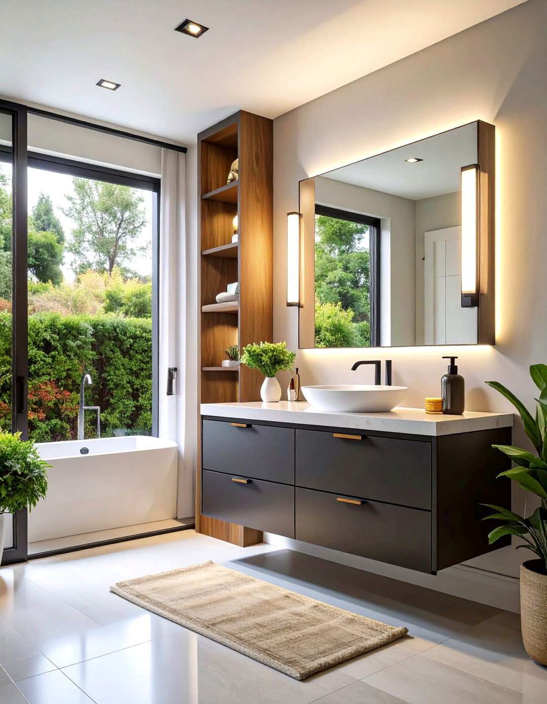 Black Cabinet Small Space Bathroom Solutions - 20 bathroom with black cabinets ideas