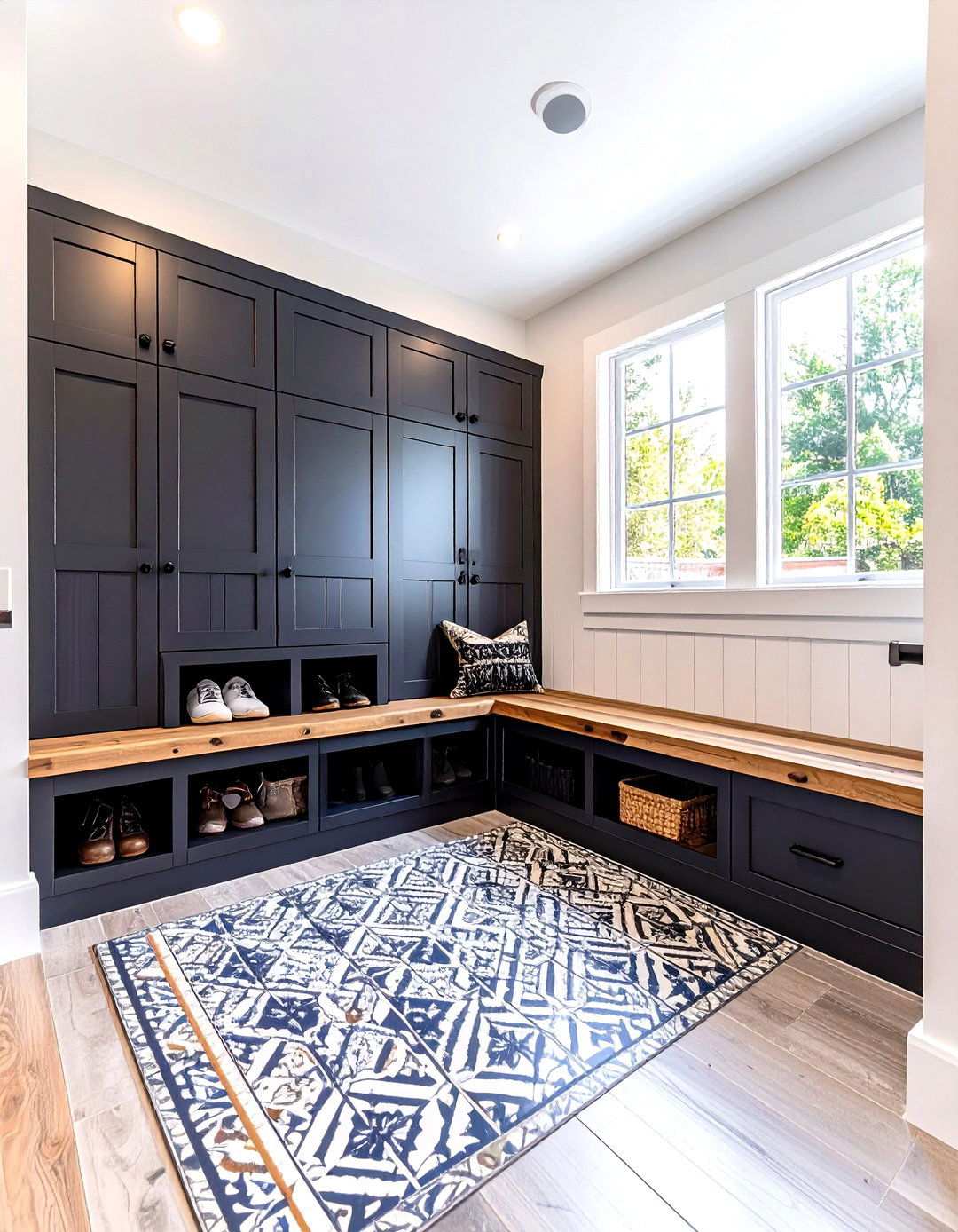 Black Laundry Room Mudroom Combinations - 20 black laundry room ideas