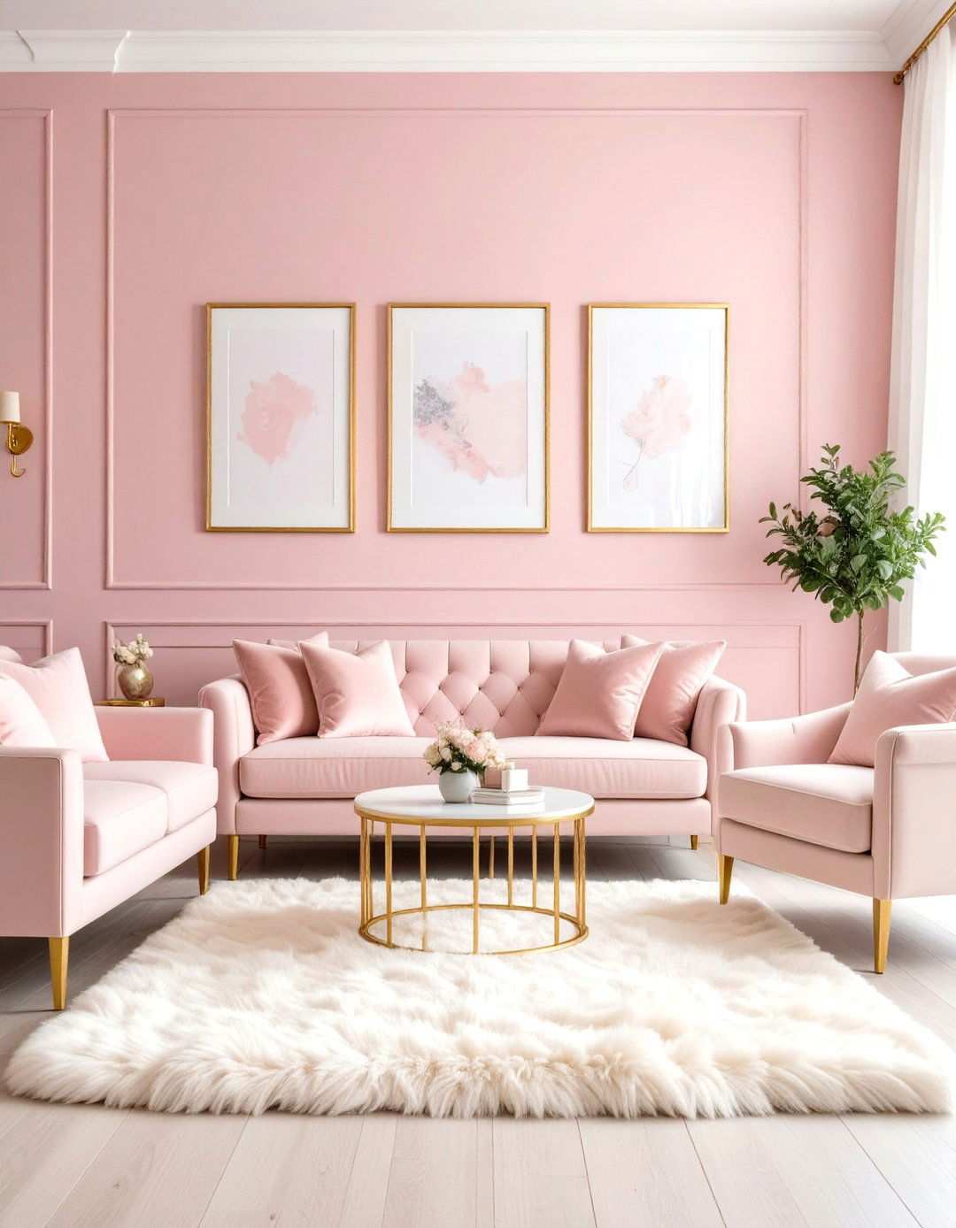 Blush Pink Sanctuary Baby Girl Nursery - 20 Baby Girl Nursery Ideas