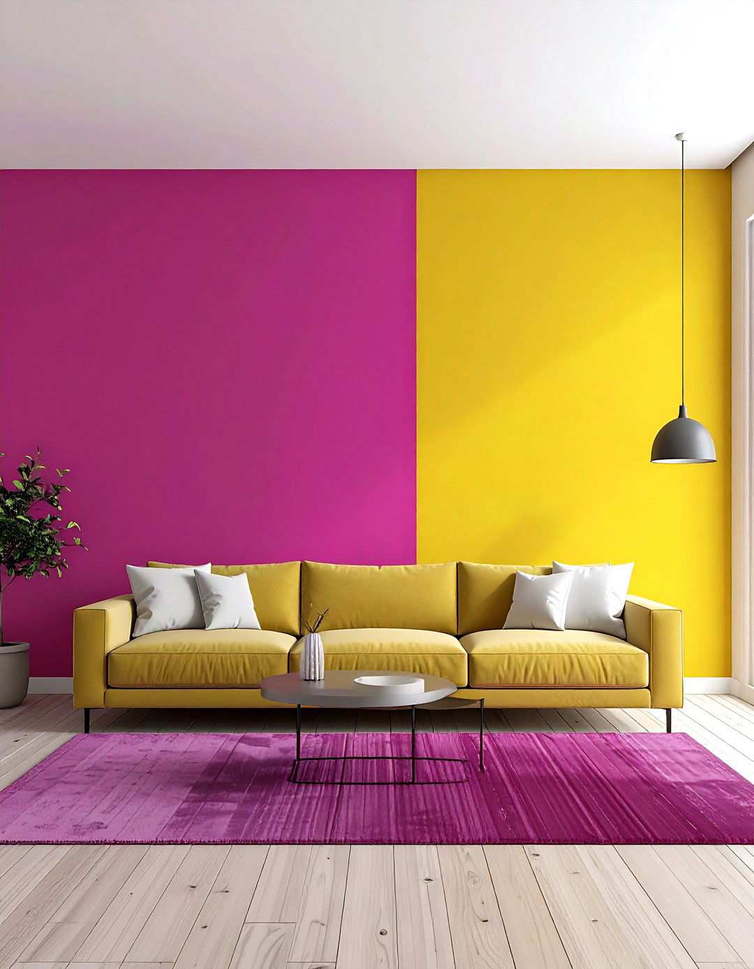 Bold Living Room Color Blocking Techniques - 20 70s Living Room Ideas
