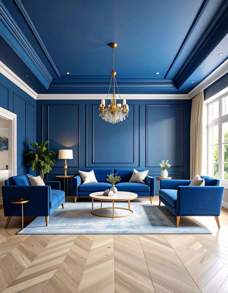 Bold Paint Splash Accent Ceiling - 20 Accent Ceiling Ideas