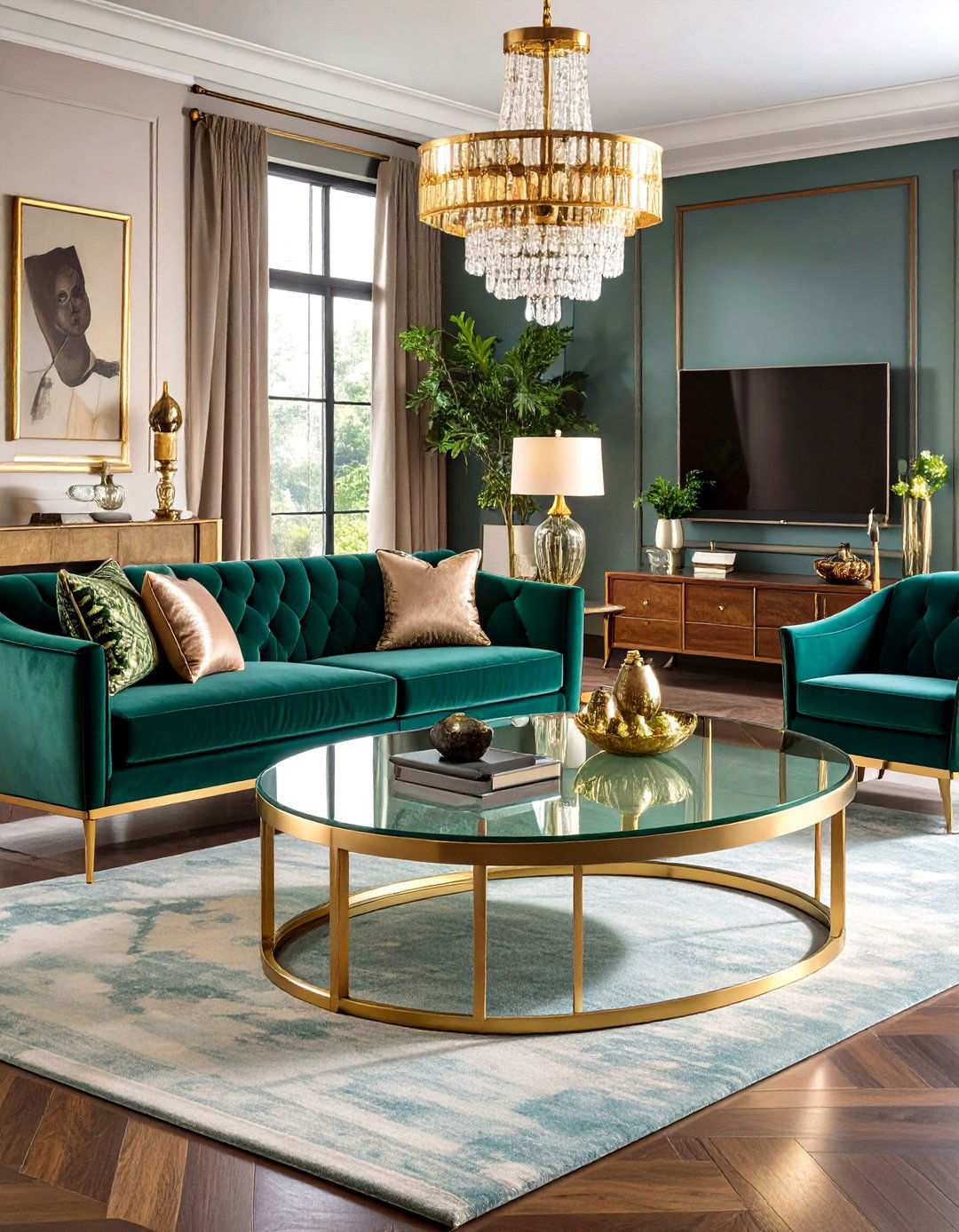 Brass and Glass Living Room Furniture Collection - 20 1980s Living Room  Ideas