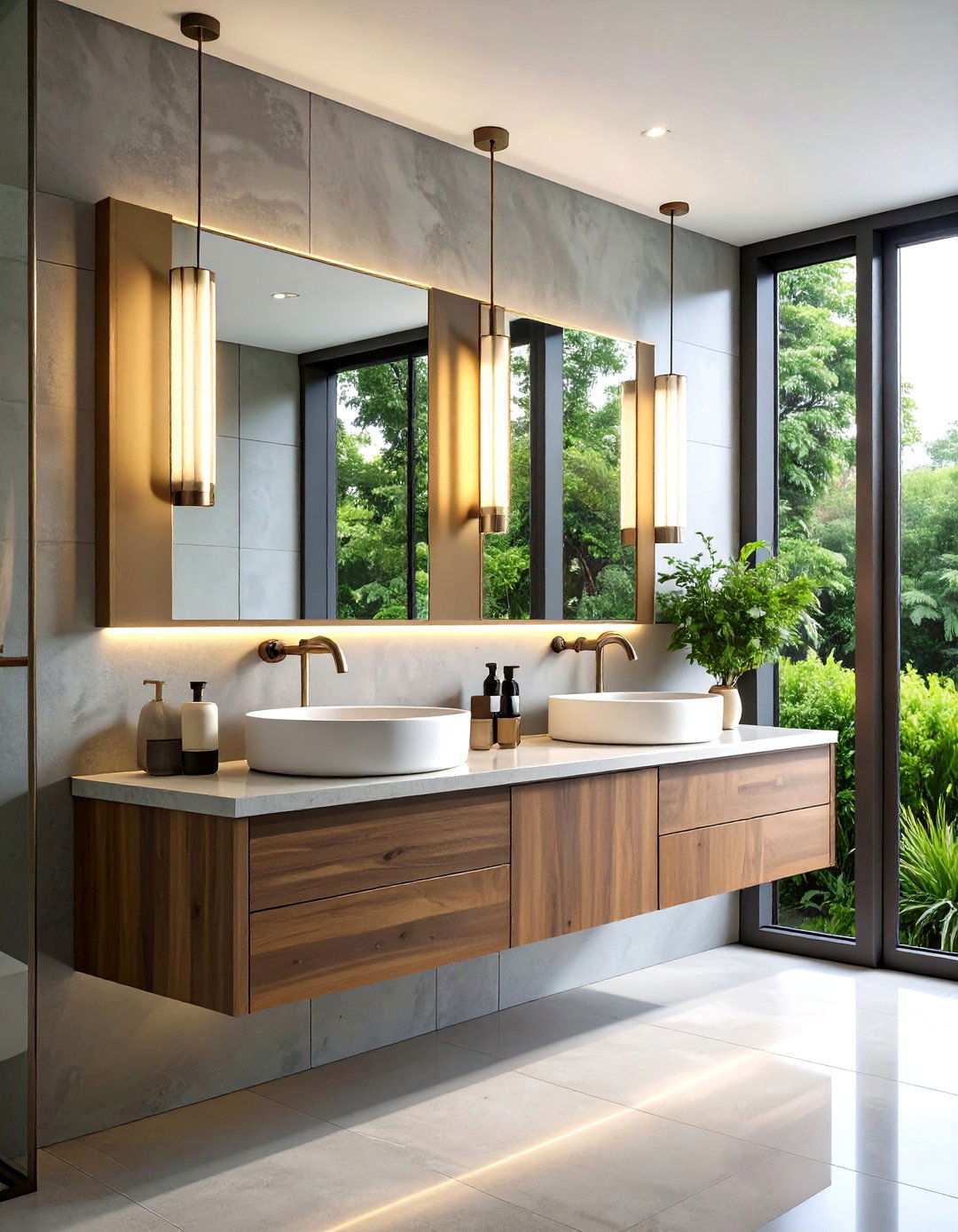 Brass Statement Bars Elevate Bathroom Lighting Trends - 20 Bathroom Lighting Ideas Over Mirror