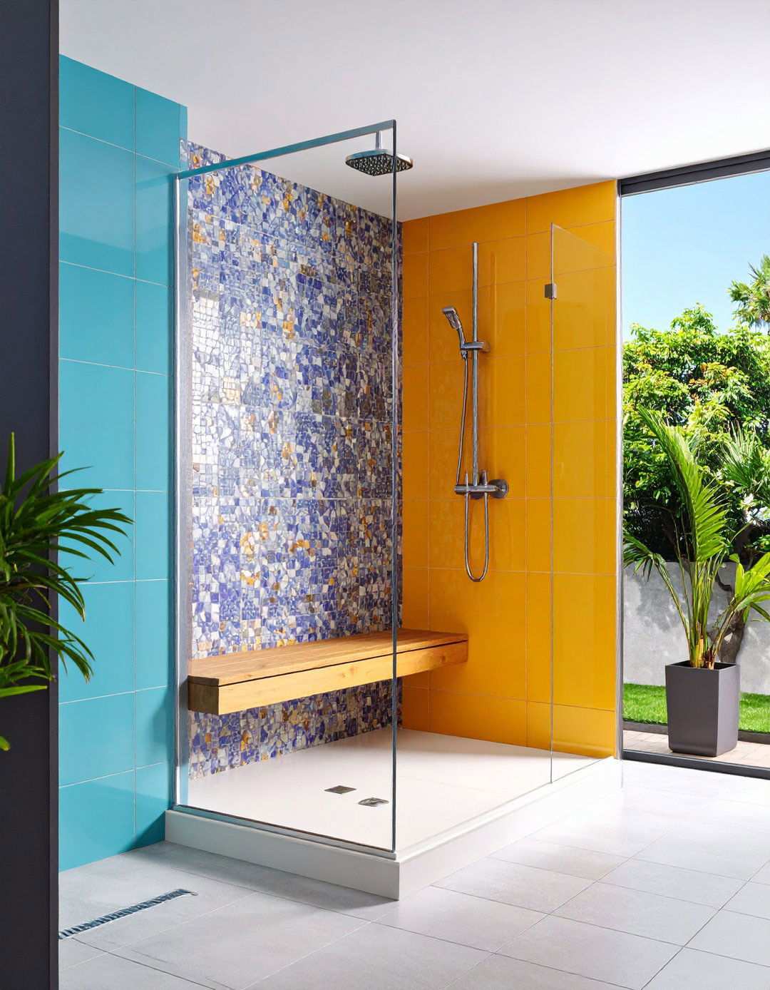 Built In Bench Shower Seating - 20 Bathroom Shower Ideas