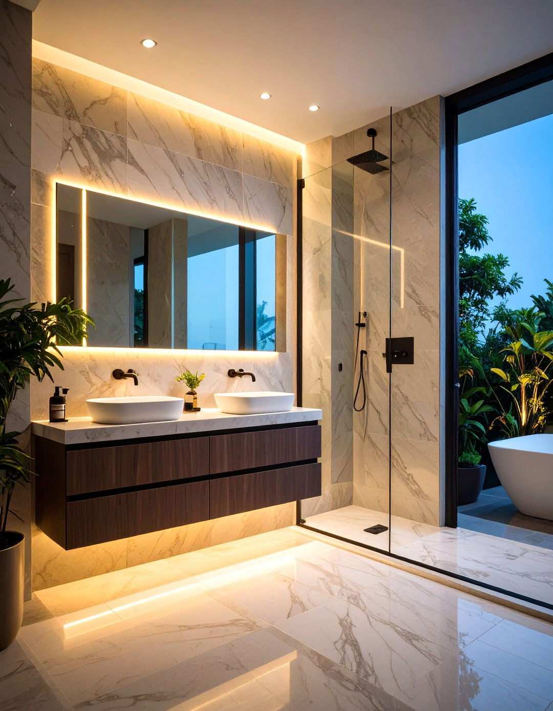 Built in Shower Niches for Basement Bathroom Organization - 20 Basement Bathroom Ideas