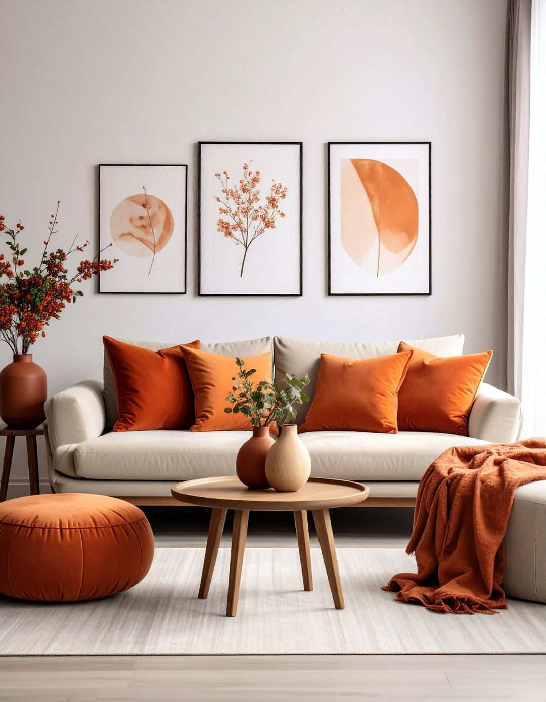 Burnt Orange Accents for Energetic Warmth - 20 1970s-inspired Design Ideas