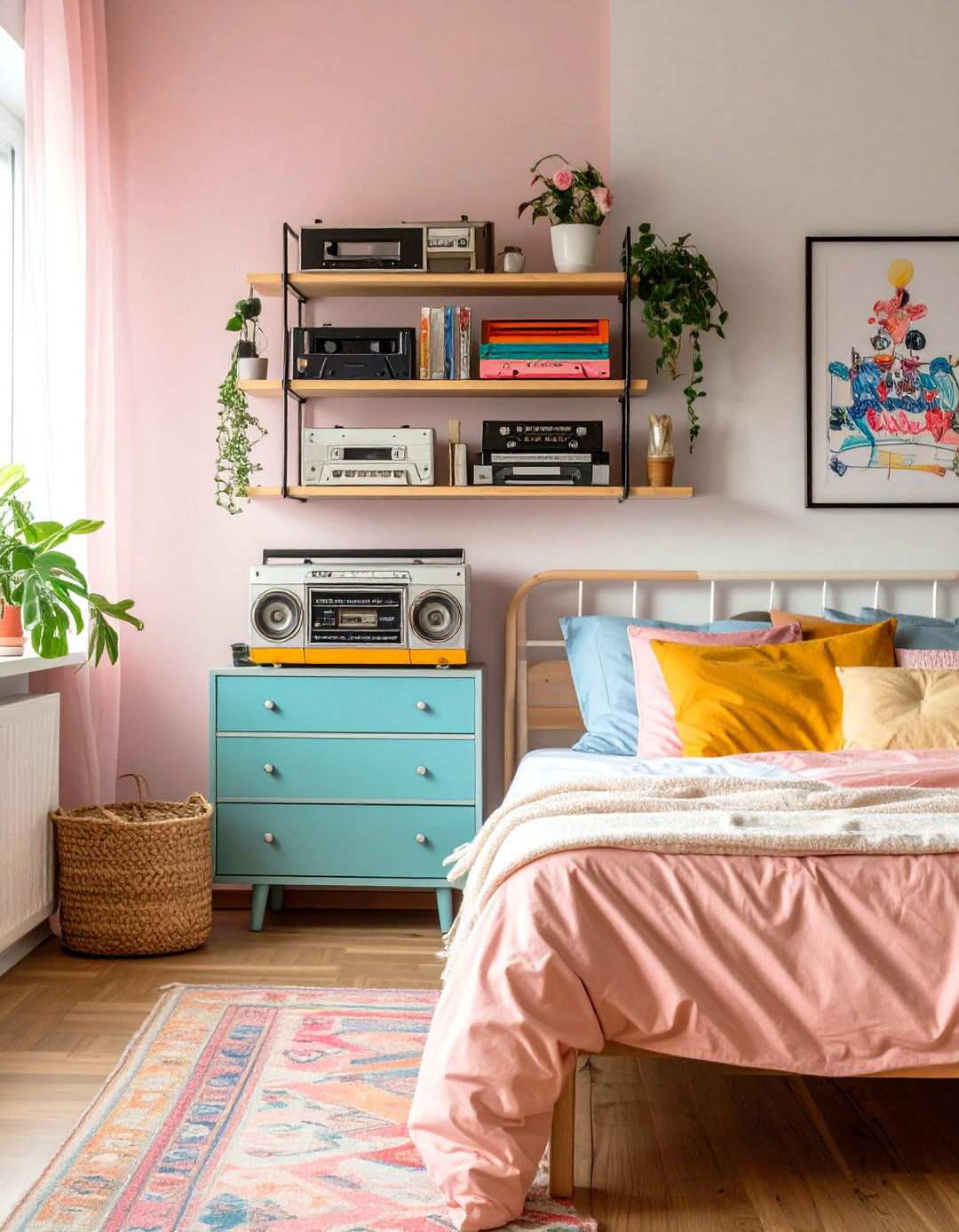 Cassette Tape Bedroom Decor Elements - 20 80s Bedroom Ideas