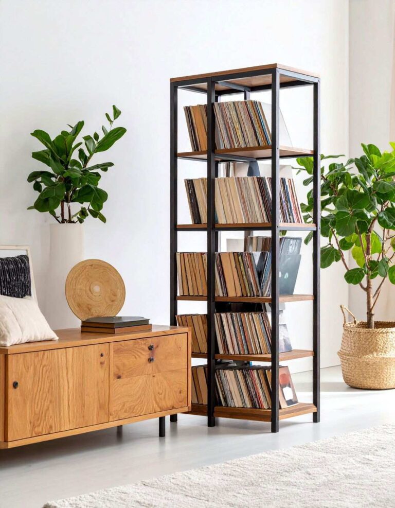 CD Storage Towers for Maximum Floor Display - 20 Cd Storage Ideas