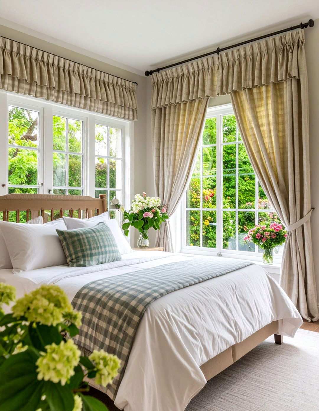 Charming Cafe Bedroom Curtains - 20 Bedroom Curtain Ideas