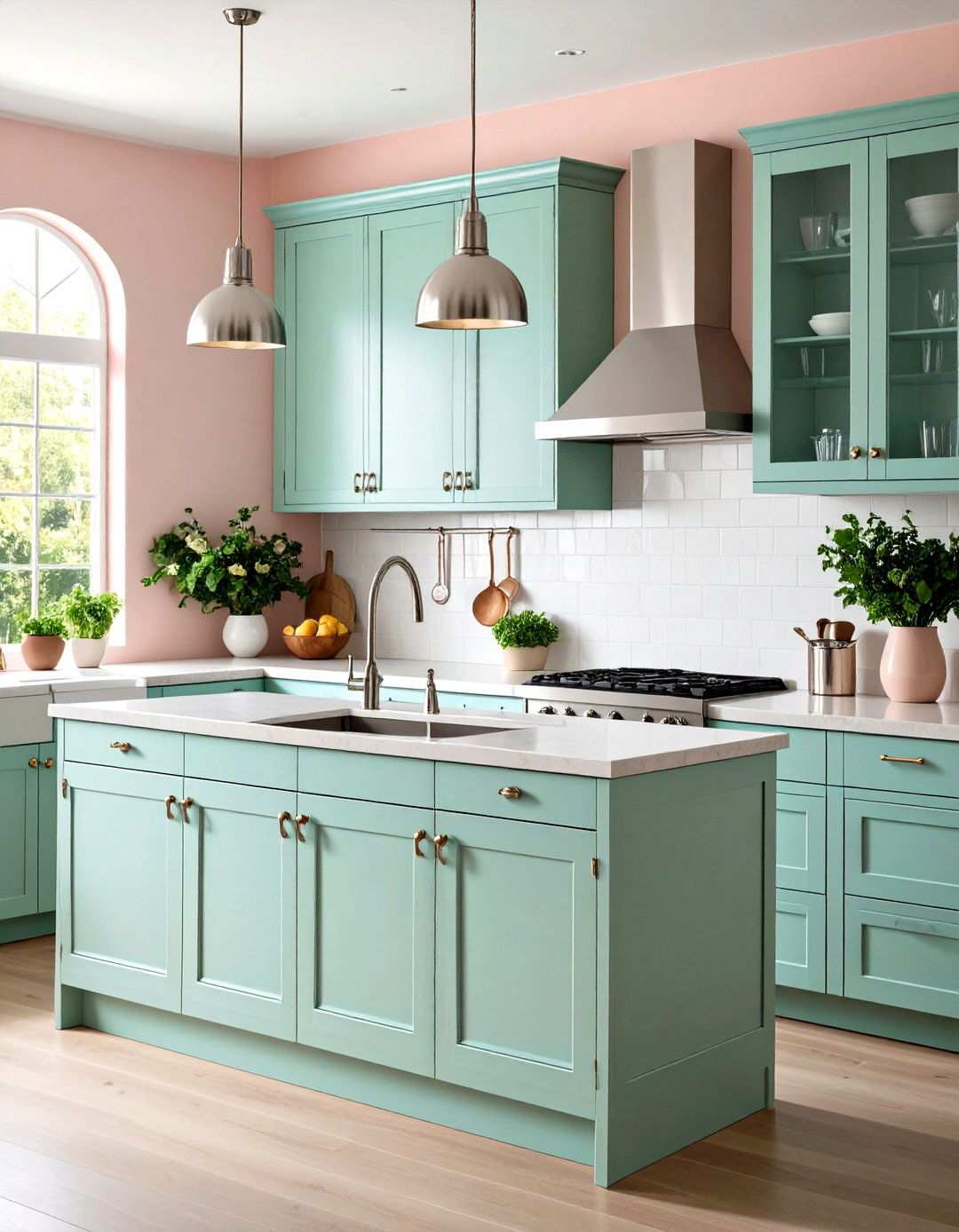 Chrome Details and Hardware Throughout - 20 1950s Kitchen Ideas
