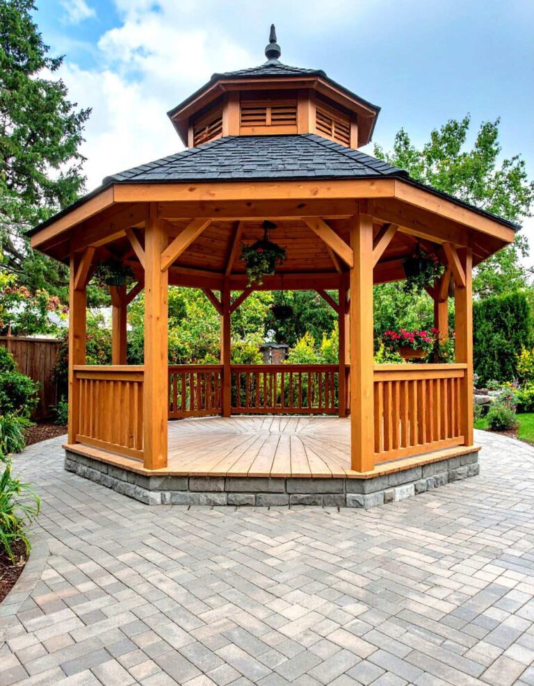 Classic Cedar Gazebo With Timeless Charm - 20 Backyard Gazebo Ideas