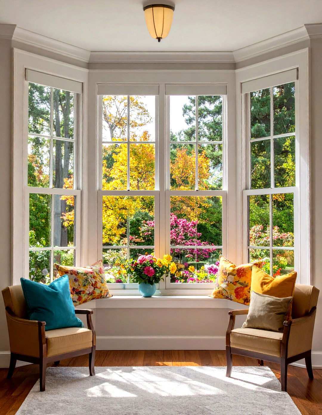 Classic Shuttered Bay Window Style - 20 Bay Window Ideas