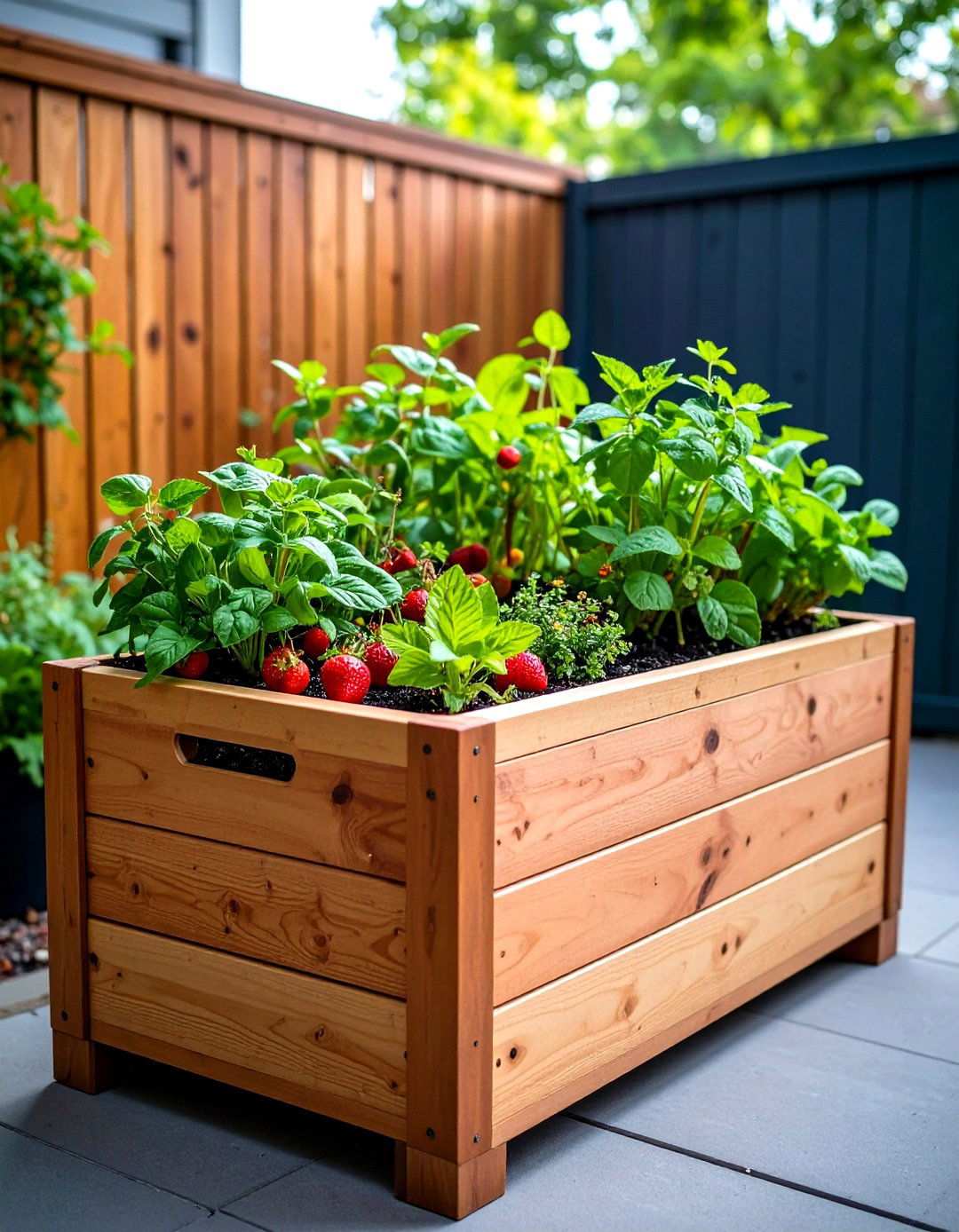 Combination Herb Strawberry Planter - 20 Strawberry Planter Ideas