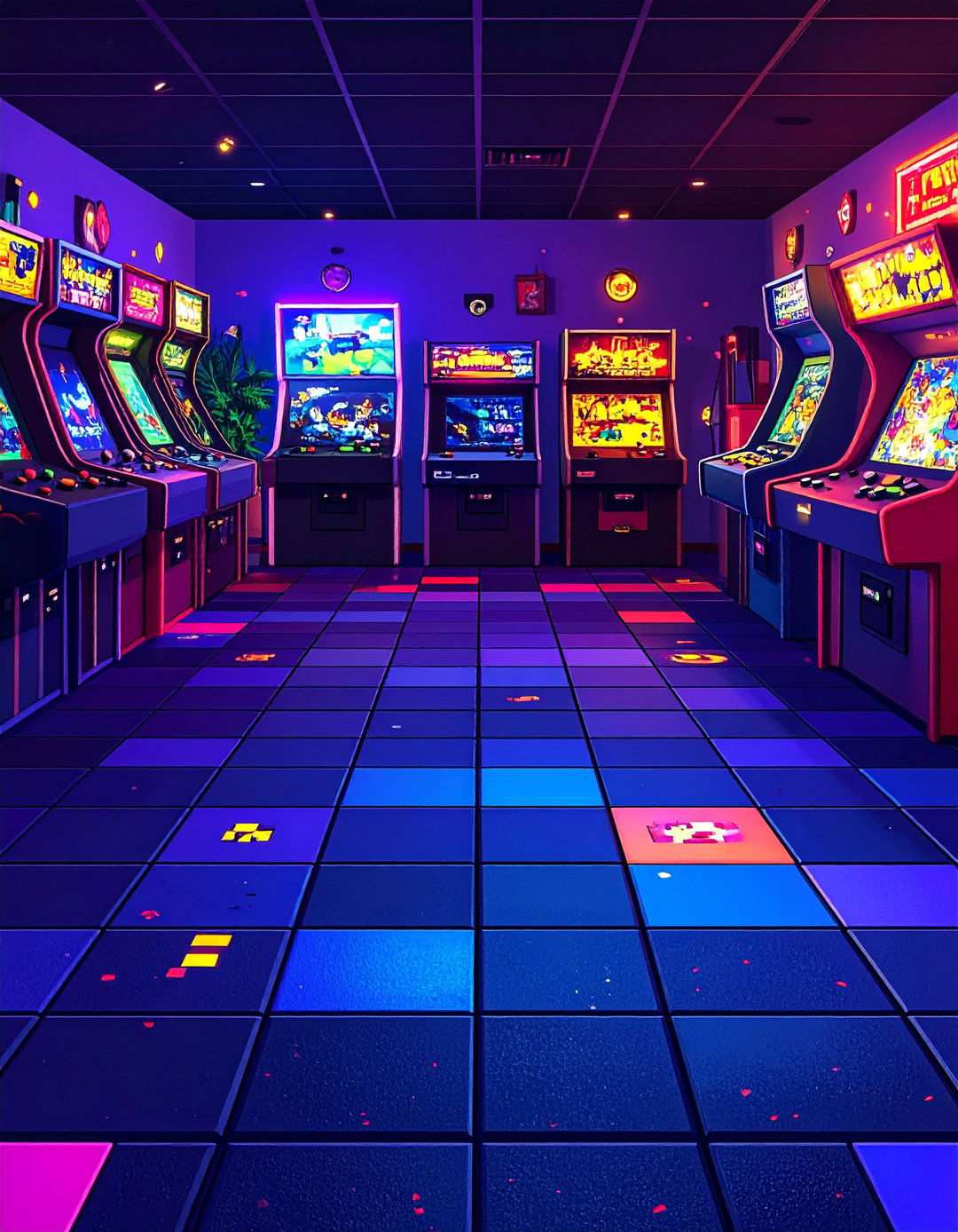 Comfort First Arcade Room Flooring - 20 Arcade Room Ideas