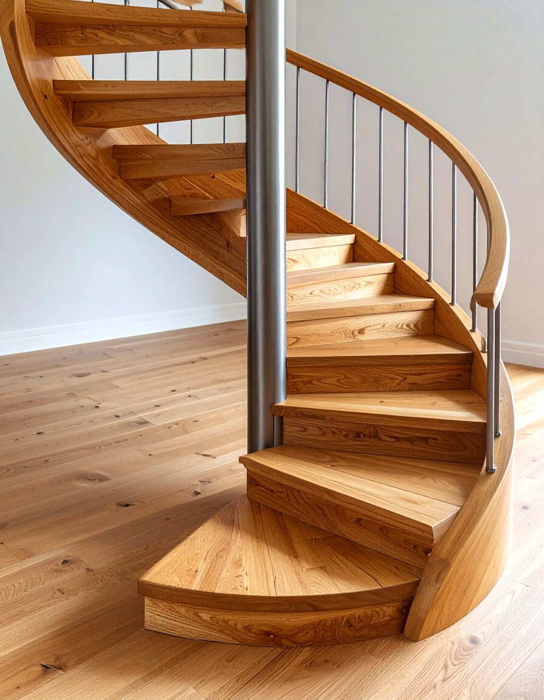 Compact Spiral Basement Stairs - 20 Basement Stair Ideas