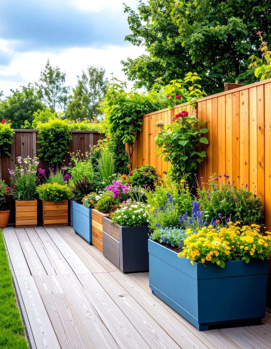 Container Garden Backyard Displays - 20 Backyard Ideas