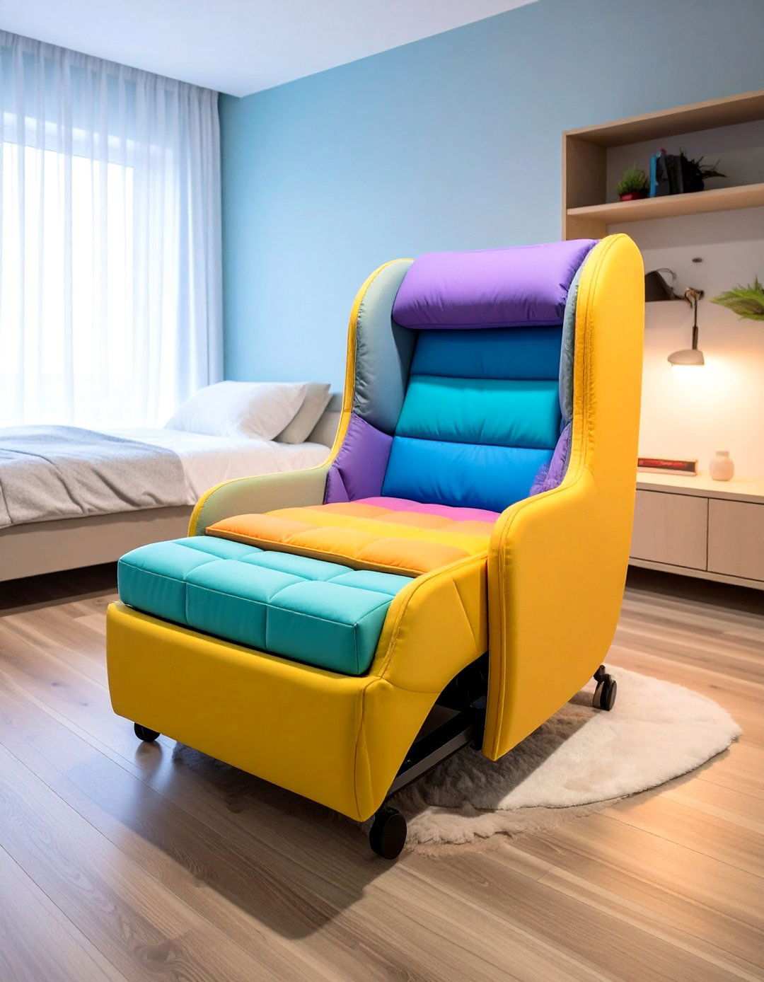 Convertible Sleeper Bedroom Chair for Guests - 20 Bedroom Chair Ideas
