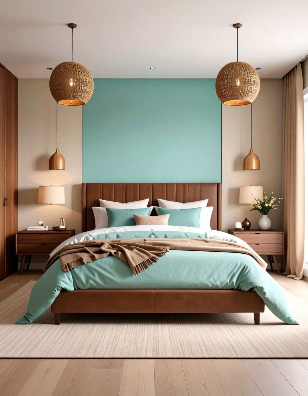 Coral and Cool Gray Bedroom Painting Cheer - 20 Bedroom Painting Ideas With Two Colors