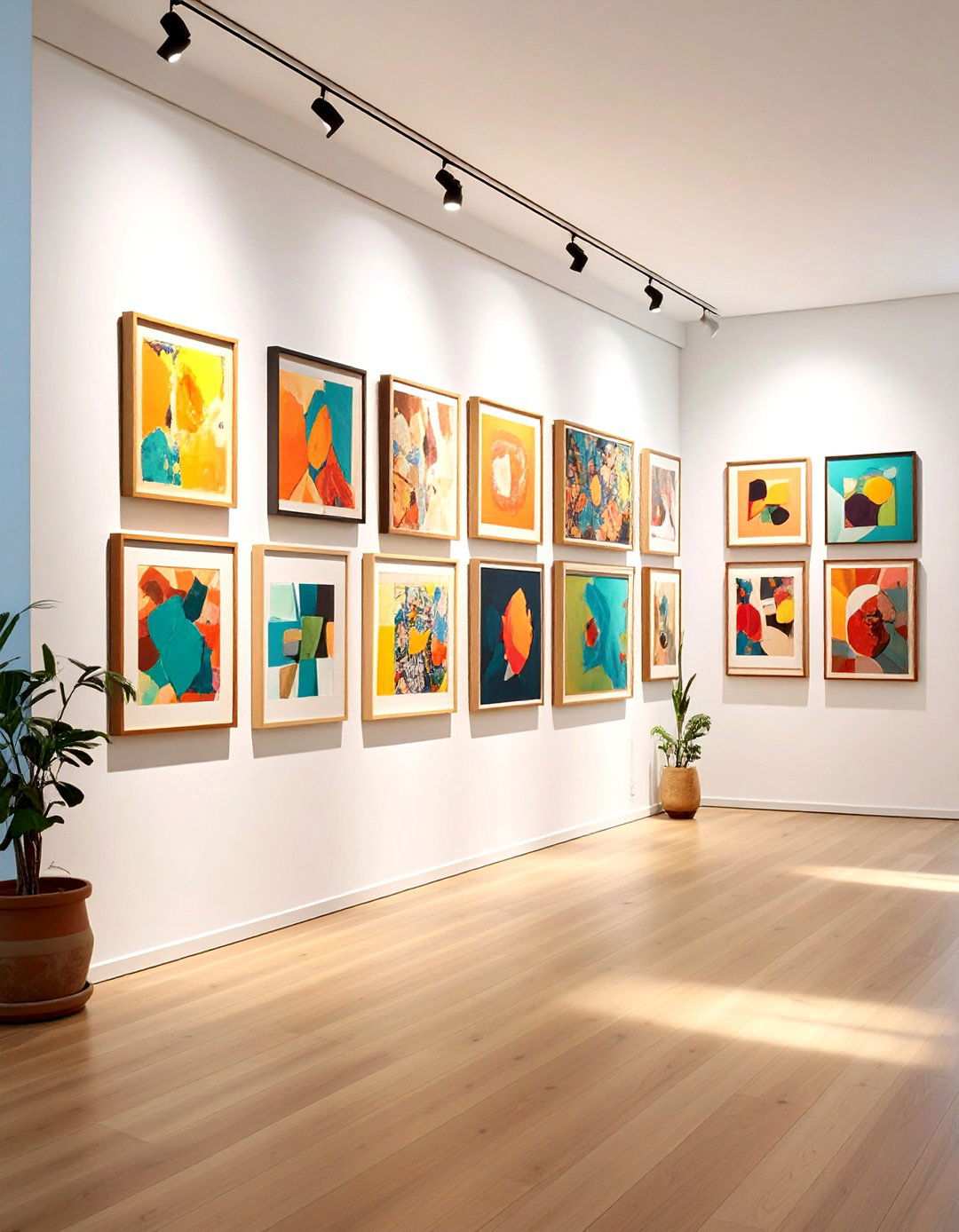 Corner Art and Gallery Wall Display - 20 Bedroom Corner Ideas