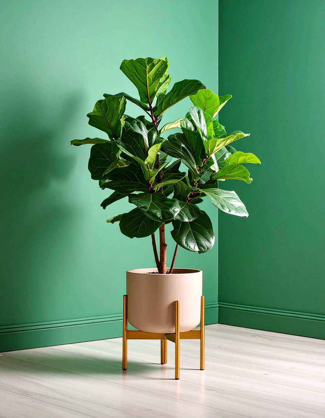 Corner Tall Indoor Plant Oasis - 20 Bedroom Corner Ideas