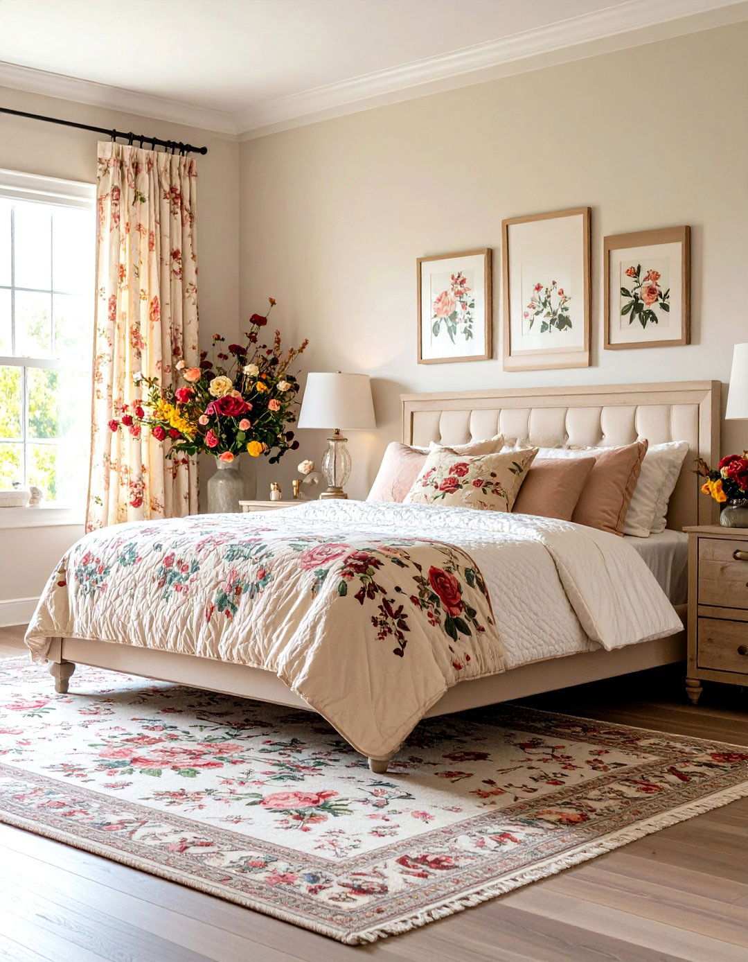 Cottagecore Floral Bedroom Nostalgia - 20 Bedroom Ideas for Women
