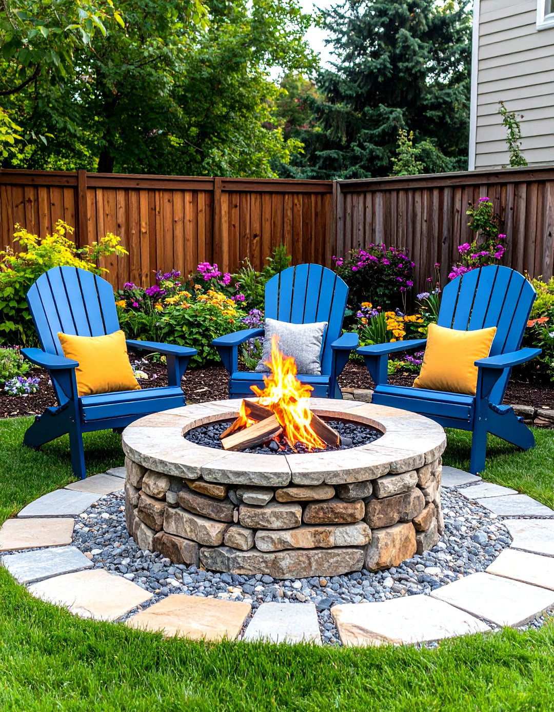 Cozy Backyard Fire Pit Gathering Spaces - 20 Backyard Ideas