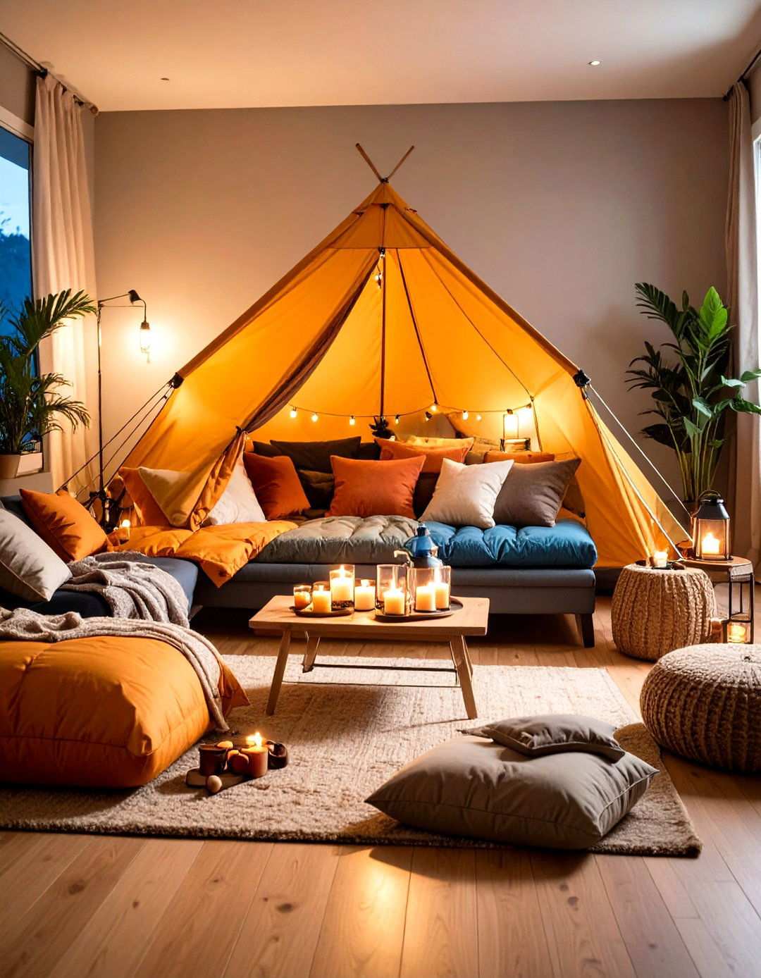 Create a st Anniversary Home Camping Adventure - 20 21th Wedding Anniversary Ideas