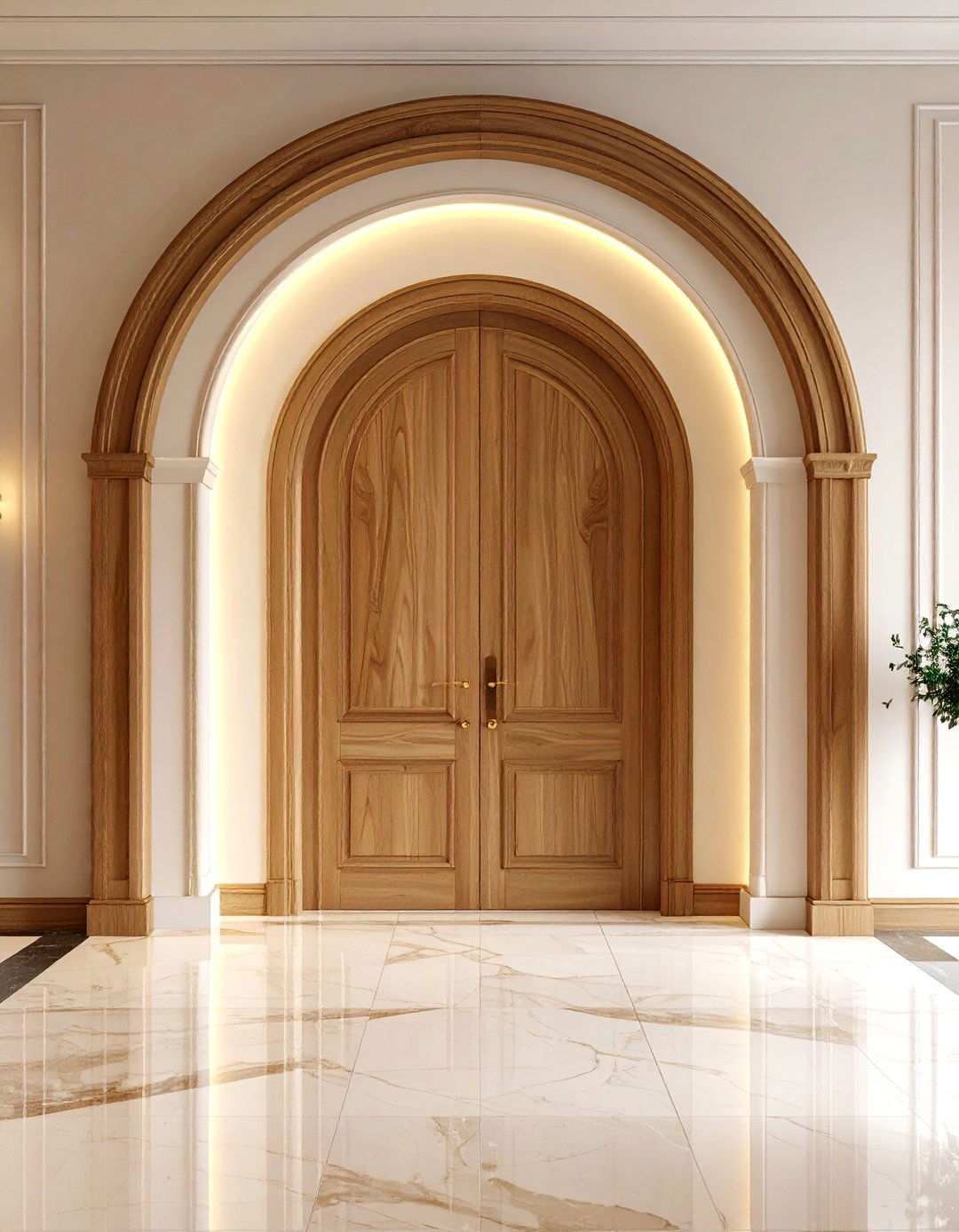 Curved Art Nouveau Doorways and Architectural Elements - 20 Art Nouveau Interior Design Ideas