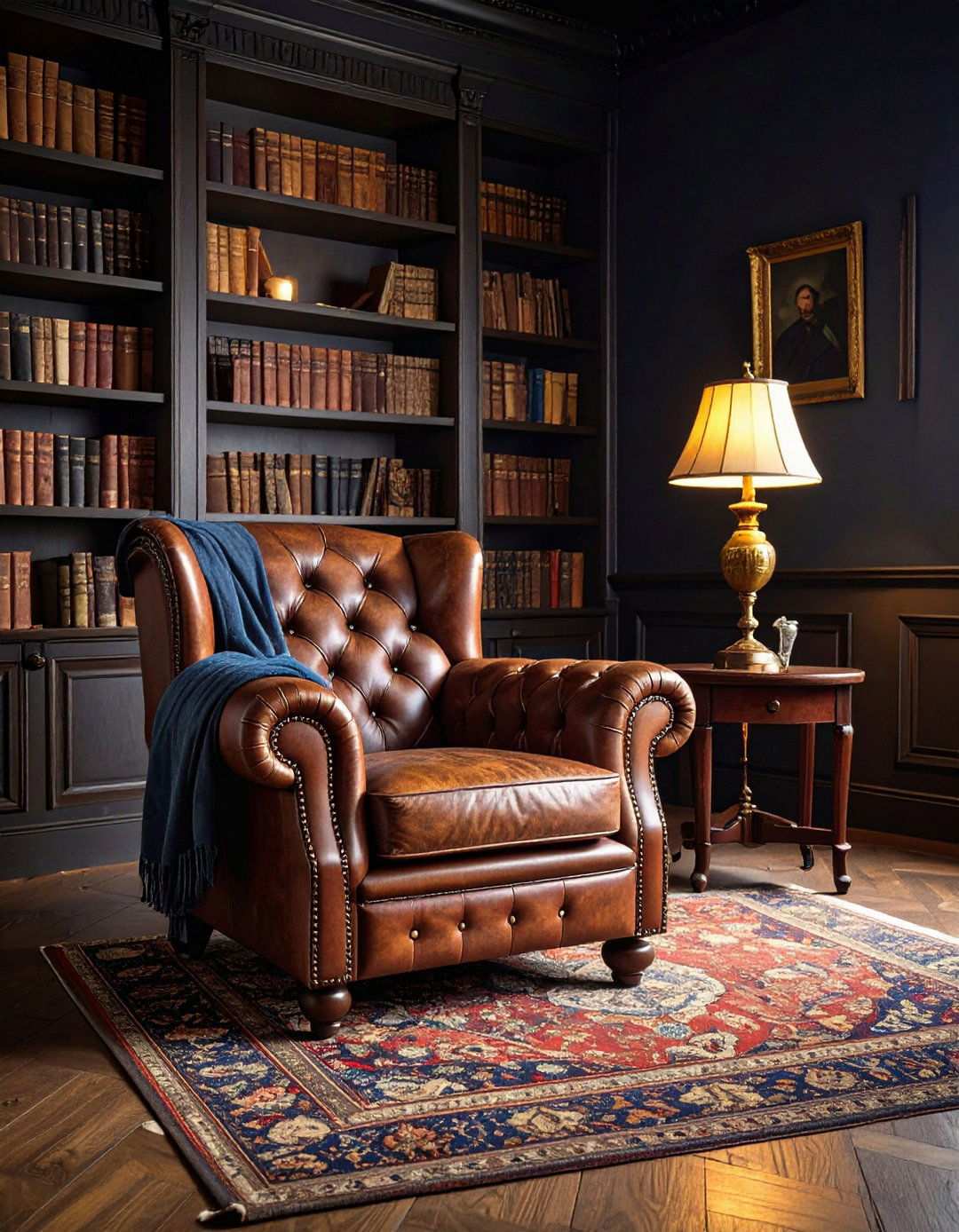 Dark Academia Study - 20 Aesthetic Room Ideas