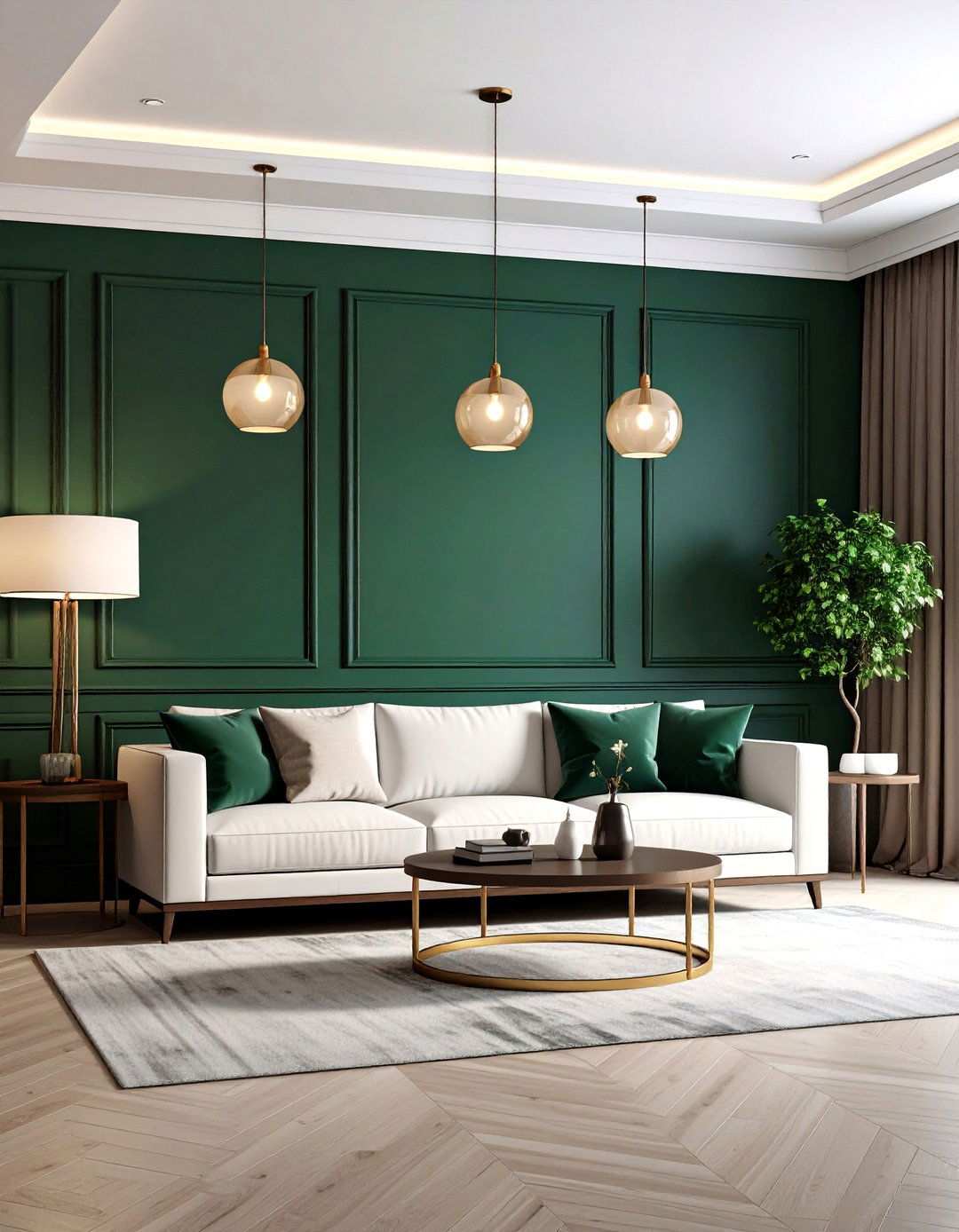 Dark Paint Basement Accent Wall Creates Moody Sophistication - 20 Basement Accent Wall Ideas