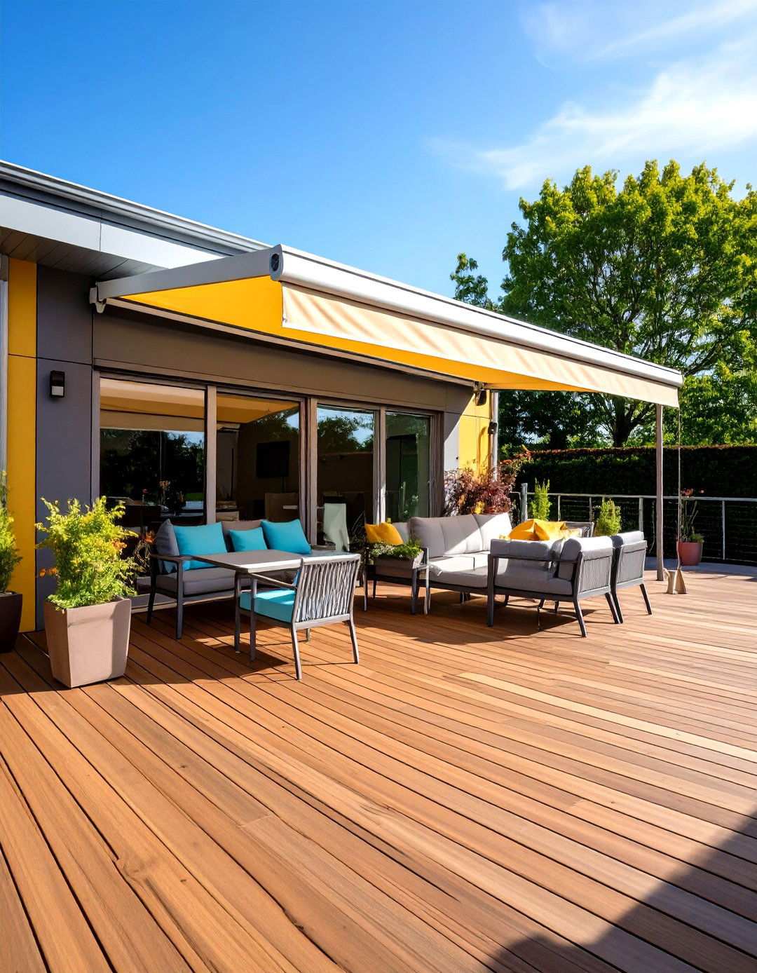 Deck with Seasonal Adaptability Features - 20 Backyard Deck Ideas