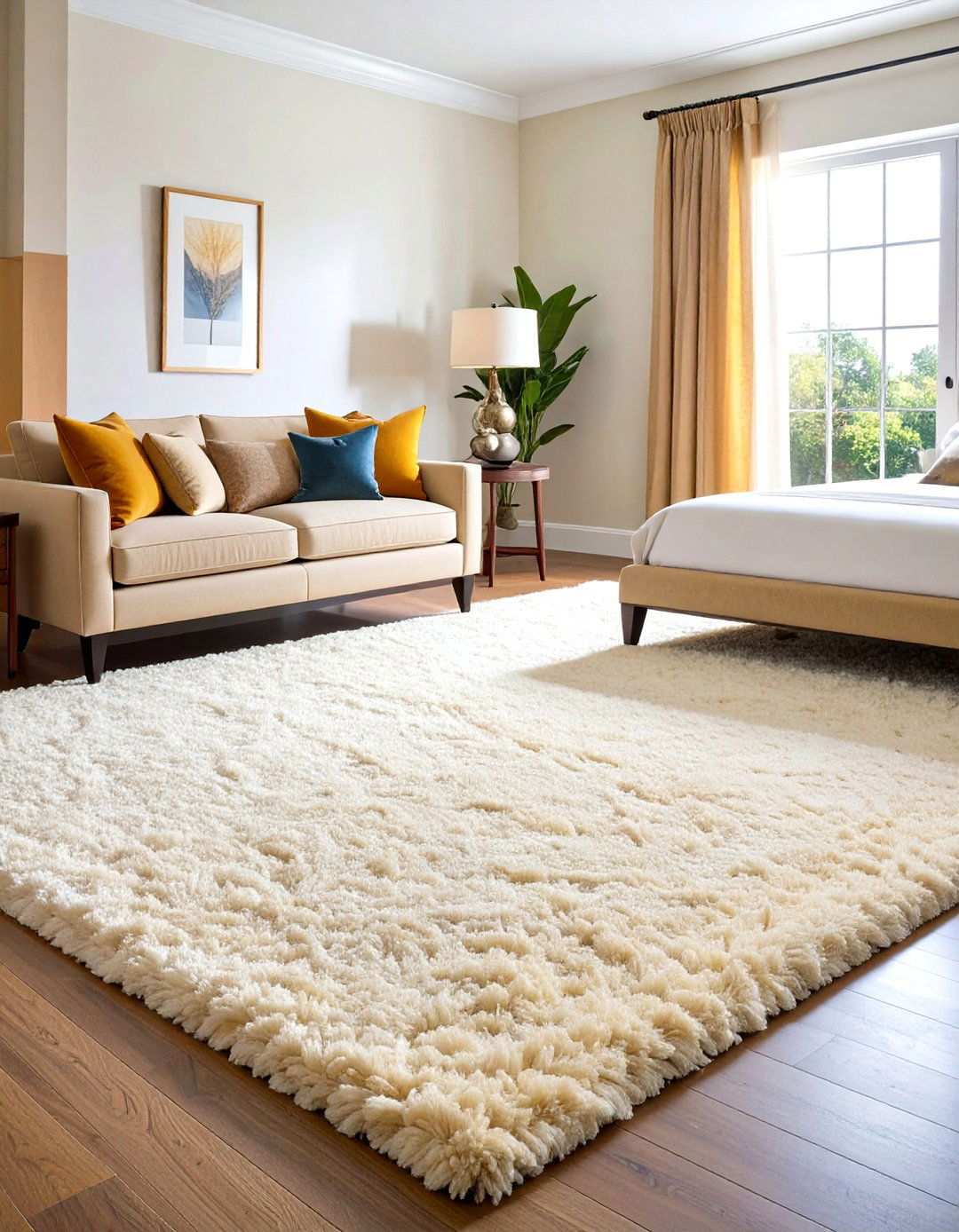 Deep Pile Shag Luxury - 20 Bedroom Carpet Ideas
