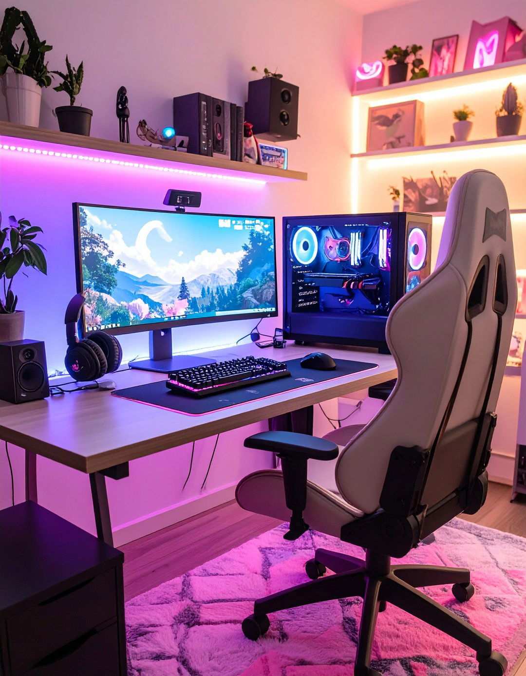 Desk Setup Anime Room Workstations - 20 Anime Room Ideas