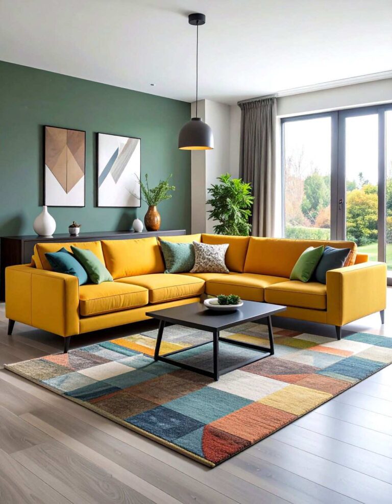 Diagonal Living Room Sofa Placement Strategy - 20 Awkward Living Room Layout Ideas