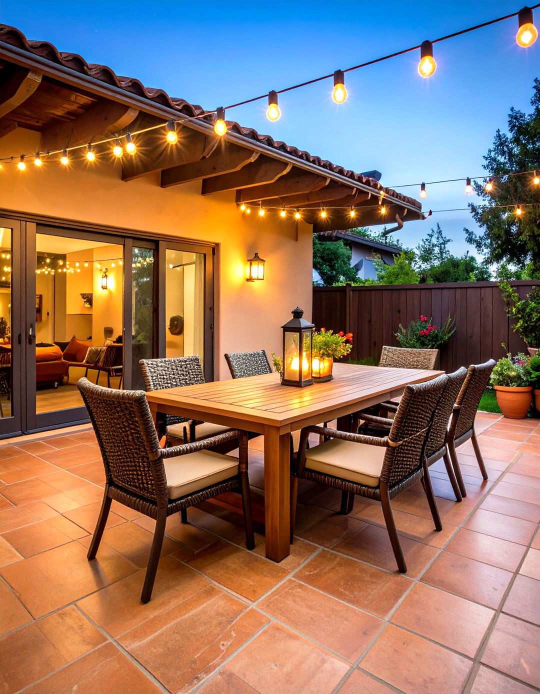 Dining Focused Patio Arrangements - 20 Backyard Patio Ideas