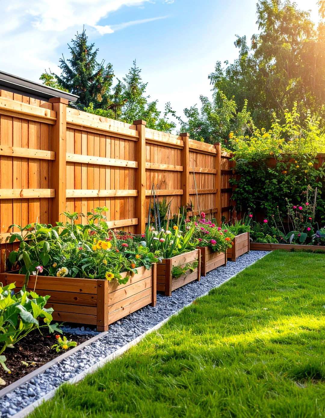 DIY Trellis Fence - 20 Vegetable Garden Fence Ideas