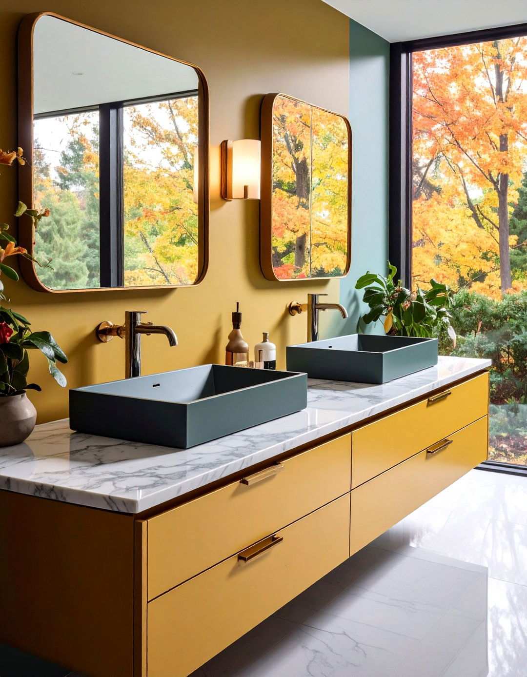 Double Vanity Bathroom Sinks for Couples on the Go - 20 Bathroom Sink Ideas