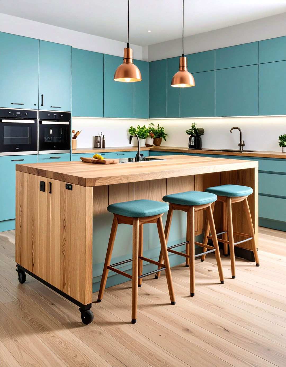 Dual Purpose Kitchen Island Upgrades a Bachelor Rooms Social Life - 20 Bachelor Room Ideas