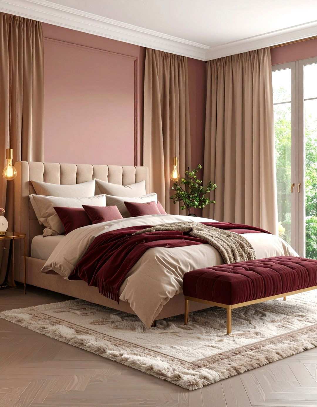Dusty Rose Bedroom Paint Color for Romantic Softness - 20 Bedroom Paint Colors