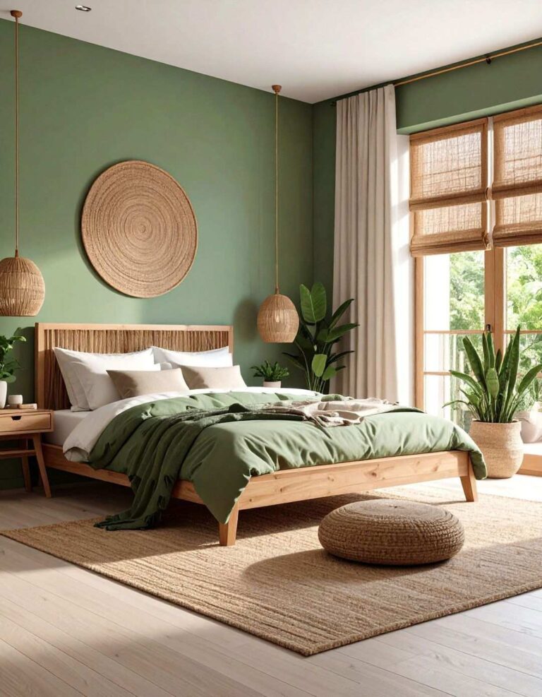 Earthy Biophilic Bedroom Serenity - 20 Bedroom Ideas for Women