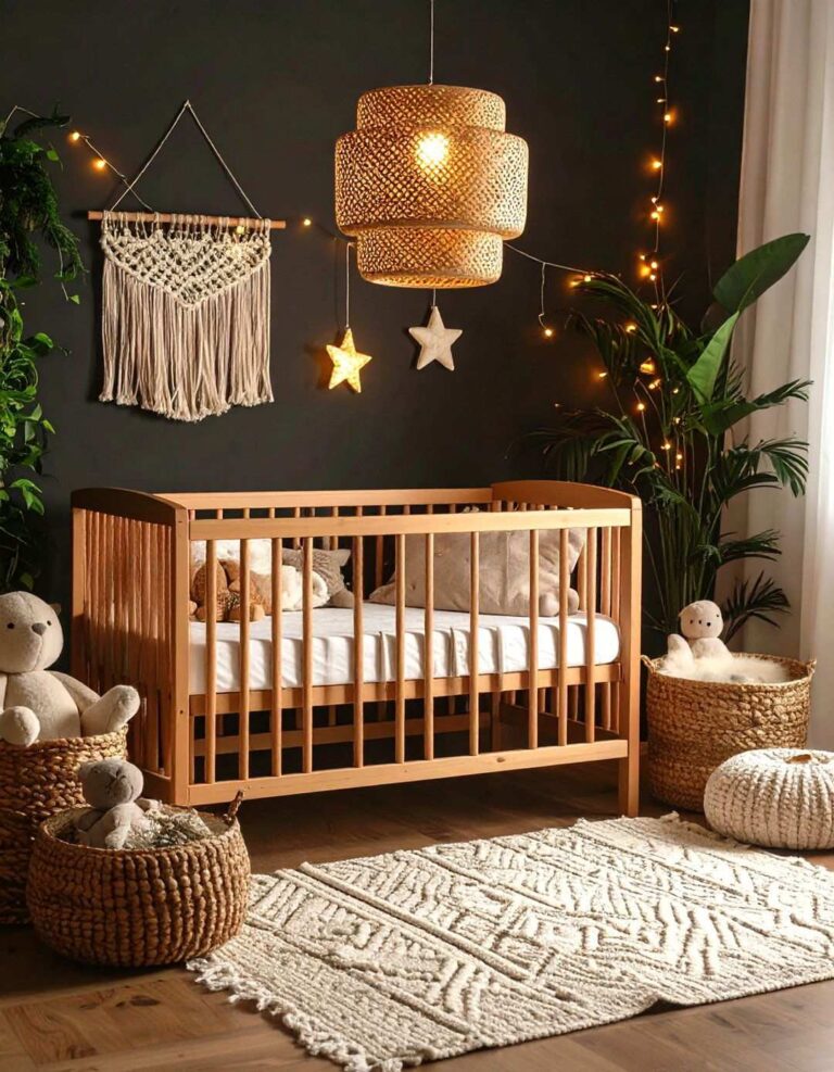 Earthy Woodland Baby Room Sanctuary - 20 Baby Room Ideas