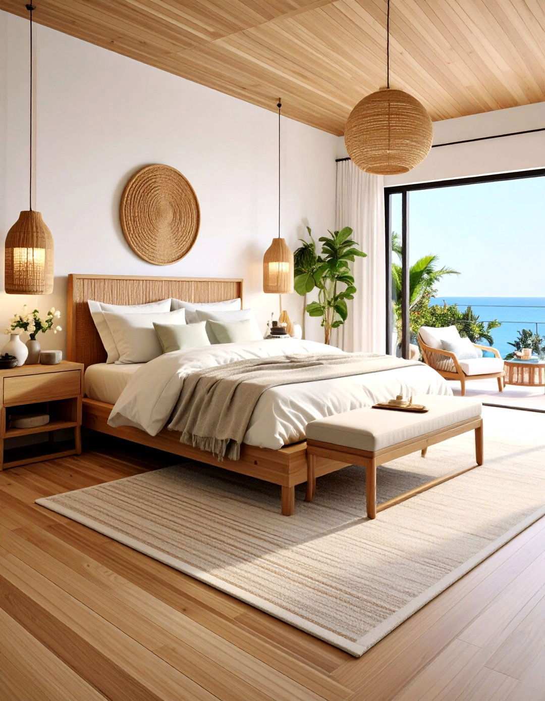 Eco Friendly Bamboo Bedroom Flooring for Sustainable Style - 20 Bedroom Flooring Ideas