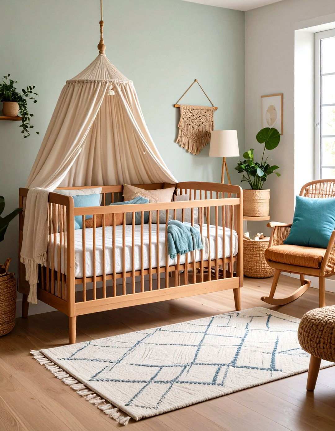 Eco Friendly Textile Touches Nursery - 20 Baby Boy Nursery Ideas