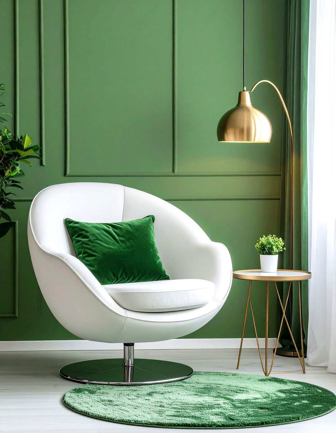 Egg Chair s Bedroom Statement Seating - 20 60s Bedroom Ideas